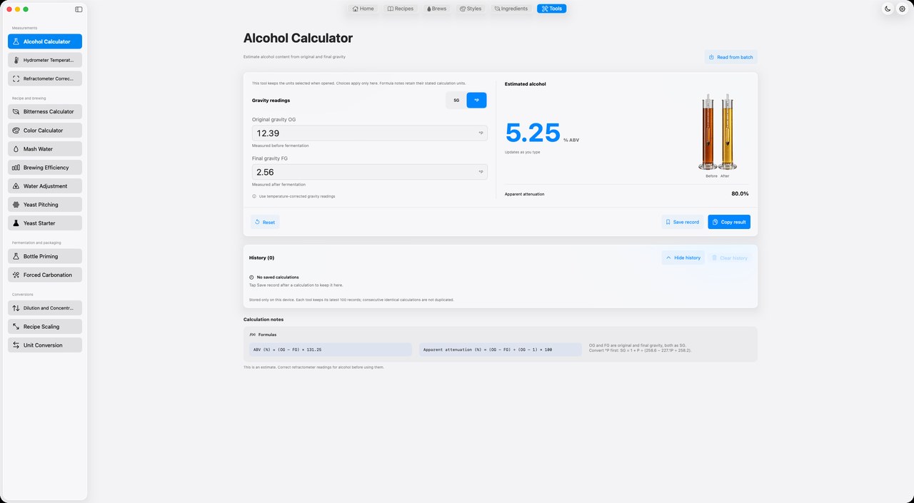 Mbrew feature capture